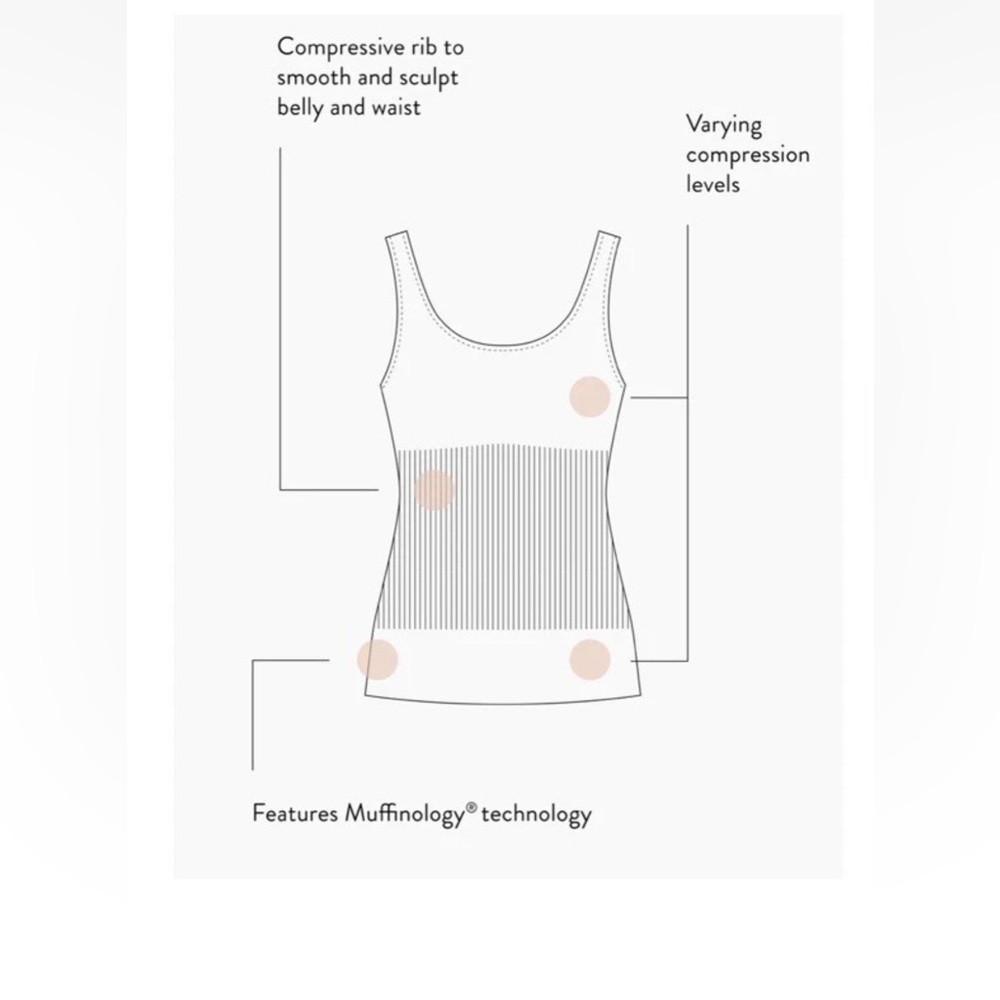 Black Seamless Scoop Neck Tank Top - Women Intimates - Picture 3 of 11
